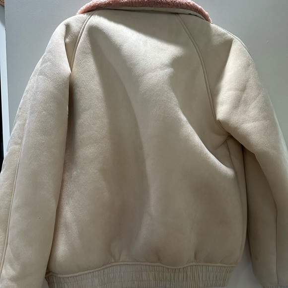 MINKPINK FAUX LINED SHEARLING & SUEDE SHEEPSKIN SHERPA JACKET 🤍 - Picture 4 of 4